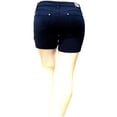thumbnail image 3 of 1826 Women's Premium Plus Size Dark Blue/Black Denim Jeans Short Stretch, 3 of 3