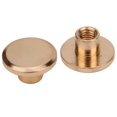 thumbnail image 4 of Rivet 20 Set Brass Rivet Account Book Connecting Screws Notebook Binding Belt Studs, 4 of 8