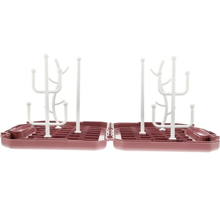 

Pacifier Holder Baby Bottle Drying Rack Tray for Water Drainage Nursing Bottle Drying Case Bottle Hanger Travel Baby