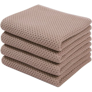 Kitinjoy 100% Cotton Waffle Weave Kitchen Towels, 4-Pack Super Soft and Absorbent  Kitchen Dish Towels for Drying Dishes, Kitchen Hand Towels, 13 in x 28 in,  Dark Grey - Yahoo Shopping
