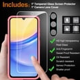 thumbnail image 2 of for Samsung Galaxy A15 5G Case with Tempered Glass Screen Protector & Camera Lens Protector,Heavy-Duty Tough Rugged Slim Shockproof Phone Case for Galaxy A15 5G (6.5", 2024)[Cute Pink], 2 of 7