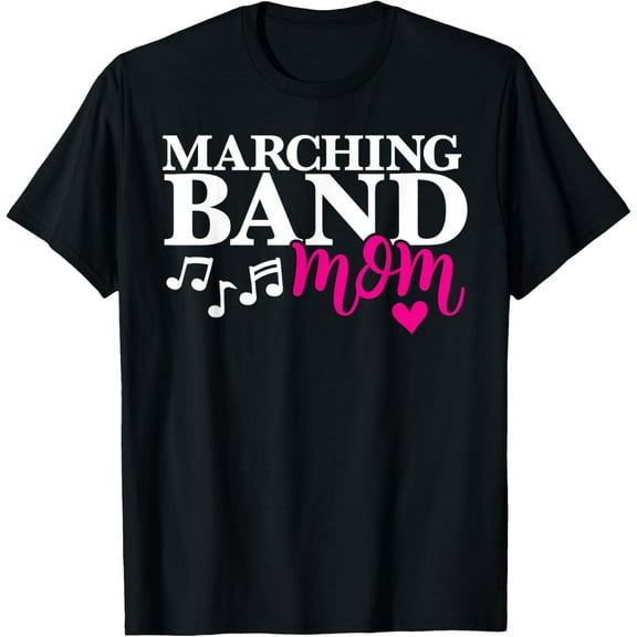 Cute Marching Band Mom Design - Band Mama Design T-Shirt