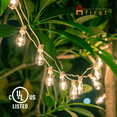 thumbnail image 4 of Outdoor String Lights 20FT with 22 Edison Bulbs Vintage Bistro Lights Waterproof ST40 String Lights for Patio Backyard Party Wedding-White Cord, 4 of 8