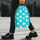 thumbnail image 2 of Easygdp Aqua And White Polka Dot Mochila Ligera de 15 Pulgadas para Estudiantes, Mochila Cómoda para la Escuela y Viajes, Correas Ajustables, 2 of 6