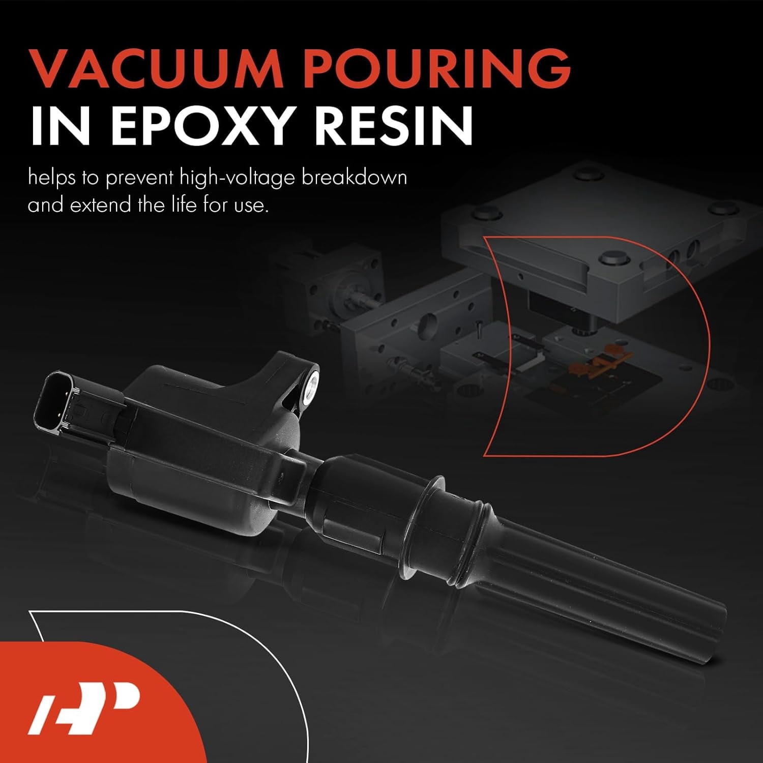 A-Premium Ignition Coils Pack DG-508 Replacement for Ford F-150 F-250 F-350 Crown Victoria E-150 E-250 E-350 Econoline Lincoln Navigator Town Car Mercury Grand Marquis Mountaineer 8-PC Set