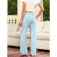 thumbnail image 3 of HEARTNICE Womens Cotton Pajama Pants, Buttery Soft Lounge PJ Bottoms with Pockets Sleepwear,(Light Blue,S), 3 of 5