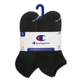 thumbnail image 2 of Calcetines Champion tobilleros invisibles acolchonados paquete de 6 negros, 2 of 5