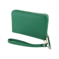 thumbnail image 2 of CTM  Premium Faux Leather Zip Around Wristlet Wallet (Women), 2 of 7