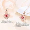 thumbnail image 4 of Love Knot Cremation Jewelry with Crystal Heart Urn Necklace for Ashes Cremation Jewelry for Ashes Love Heart Urn Pendant Memorial Keepsake Jewelry, 4 of 6