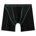 thumbnail image 1 of Pantalones de Fitness de Longitud Media 5/4 Pantalones de Malla de Nylon Esquina Plana 90% Nylon 10% Spandex, Ropa Interior Transpirable Casual de Cuatro Cuartos para Hombres, 1 of 1