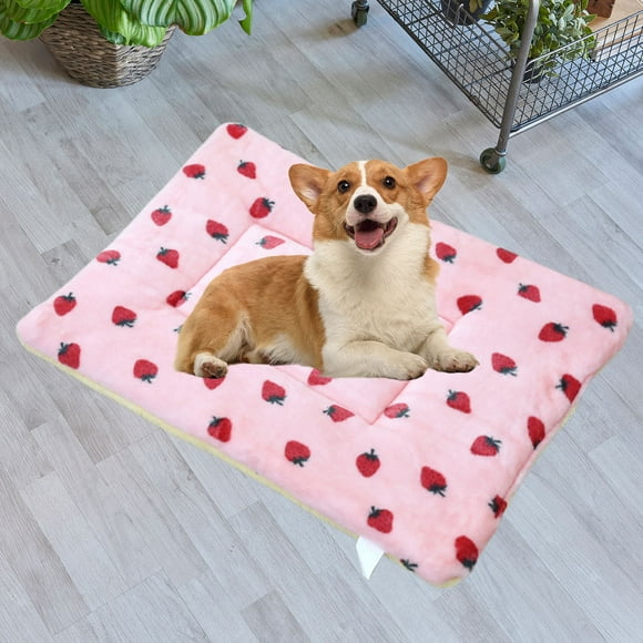 Thickened Cushion Cats Litter Cats Sleeping Mat Kennel Velvet Dog Blanket Padded Cotton Mat Warmth Litter Cushion