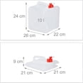 thumbnail image 5 of Lot de 2 Bidon d'Eau Portable Pliable 10L avec Robinet (Pa), 5 of 5