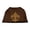 Brown, variant on Pet Dog Cat Shirt Rhinestone, "Gold Fleur De Lis"