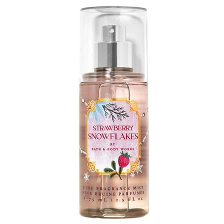 Bath and Body Works Strawberry Snowflakes Travel Size Fine Fragrance Mist 2.5 fl/oz