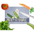thumbnail image 2 of Carolines Treasures Bedlington Terrier Sandy Welcome Glass Cutting Board Large 12H x 16W multicolor, 2 of 2