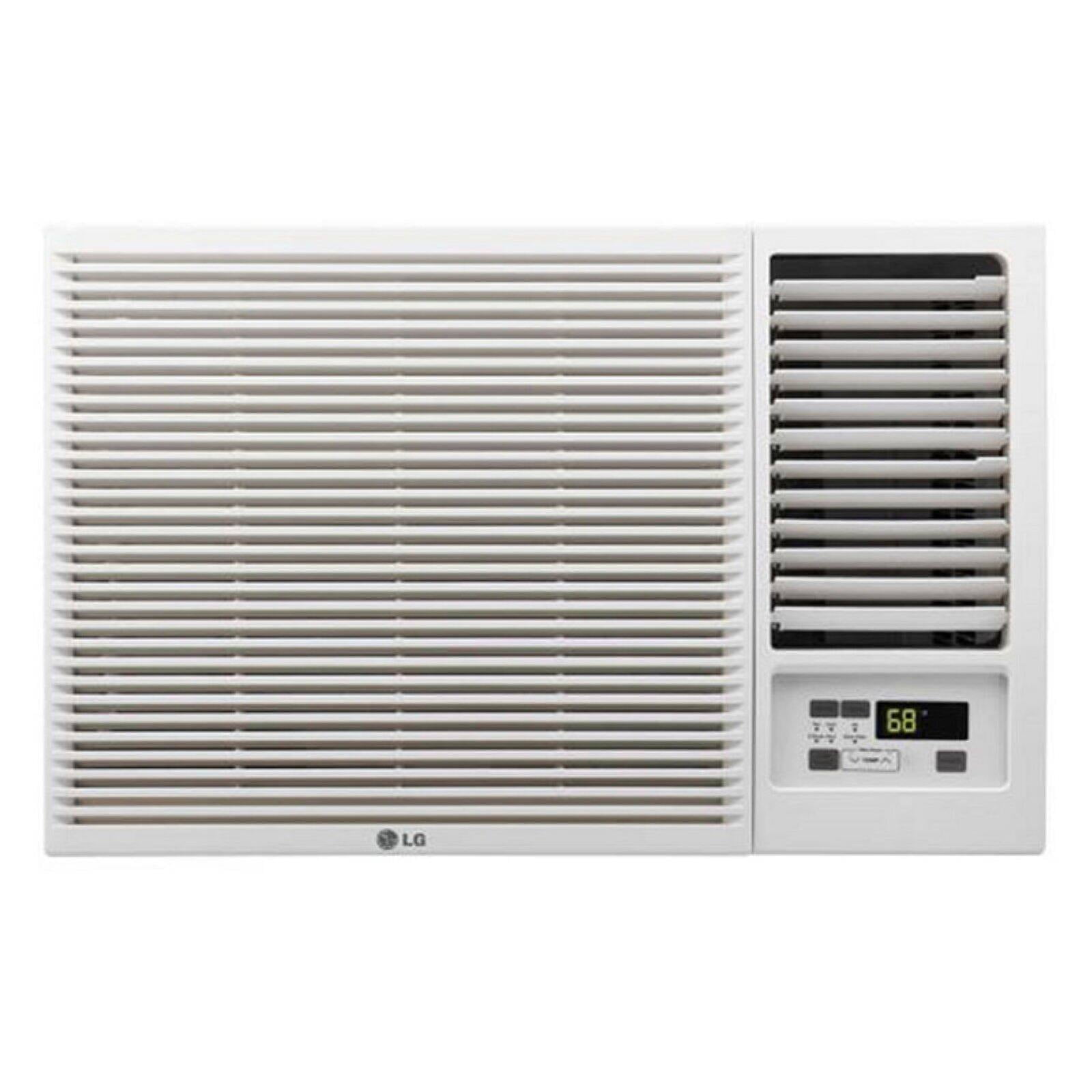 Lg 7 500 Btu 115v Window Air Conditioner With 3 850 Btu Supplemental Heat Function Walmart Com Walmart Com