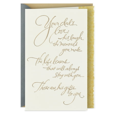 Hallmark Sympathy Card for Loss of Dad (Memories and Stories)