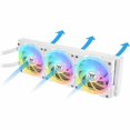 thumbnail image 2 of Thermaltake MAGFloe 360 Ultra ARGB Sync AIO Liquid Cooler, Snow Edition, 1 Pack, 2 of 10