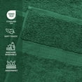 thumbnail image 3 of Mainstays Basic Bath Towel, Soft 100%  Cotton and Highly Absorbent Bath Towel, Green, 3 of 6