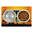 thumbnail image 1 of Giraffe Pet Mat for Food and Water, African Desert Landscape Tree Maned Lion Tiger Birds Print, Non-Slip Rubber Mat for Dogs and Cats, 18" X 12", by Ambesonne, 1 of 2
