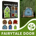 thumbnail image 6 of 6Pcs Fairy Door,Yard Art Sculpture Decoration for Kids Room, Miniature Fairy Garden Outdoor Decor, 6 of 7