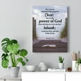 thumbnail image 2 of Scripture Walls Power of God Romans 1:16 Christian Home Decor Bible Art Unframed, 2 of 9