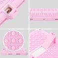 thumbnail image 3 of Funda para iPad 6.ª generación/5.ª generación (9,7" versión 2018/2017)/iPad Air 2/iPad Air 1.ª generación/iPad Pro 9.7" Funda a prueba de golpes con portalápices y correa (rosa)   ER, 3 of 5