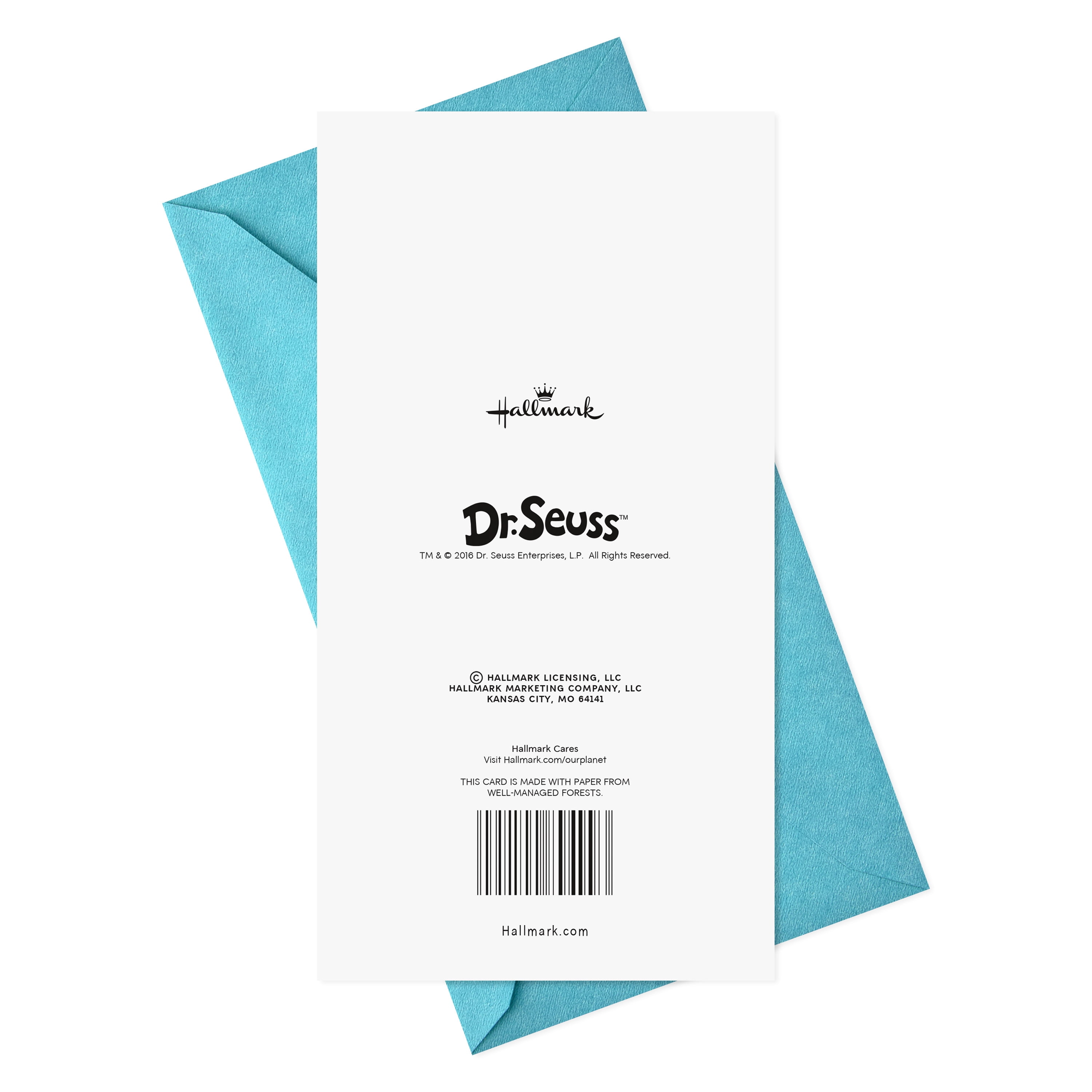 Hallmark Dr. Seuss Money Holder Graduation Greeting Card (Oh, the Places You'll Go)