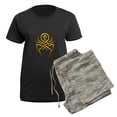thumbnail image 5 of CafePress - Arachnid Pajamas - Women's Short Sleeve Print T-Shirt and Pants Dark Cotton Pajama Set, 5 of 7