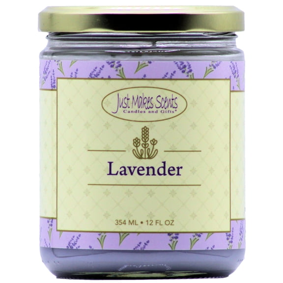 Lavender Salsa Jar Candle 12 oz -Just Makes Scents Candles & Gifts