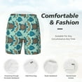 thumbnail image 6 of Picia Turtles And Seahorses pattern Mens Swim Trunks with Compression Liner Stretch Beach Shorts Quick Dry with Zipper Pockets No-Chafing Board Shorts-XX-Large, 6 of 9