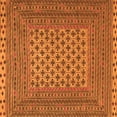 thumbnail image 1 of Ahgly Company Indoor Square Southwestern Orange Country Area Rugs, 3' Square, 1 of 1