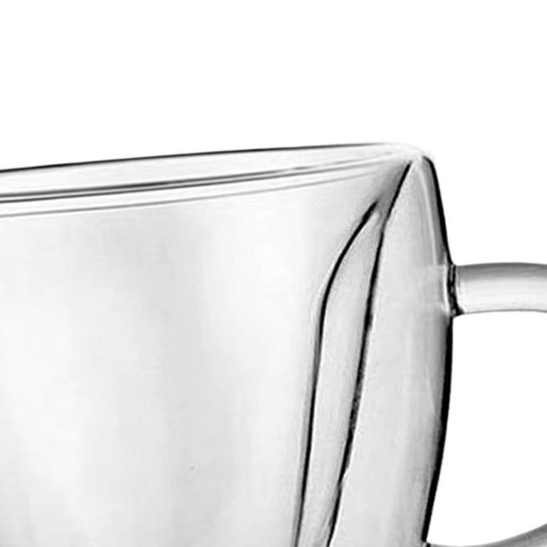High Borosilicate 12oz with Hand Double Wall Homvare 12oz Double Wall Glass  Insulated Mugs Glass Coffee Mug with Handle Glass Espresso Cups - China  Borosilicate Cup and Borosilicate Mug price