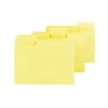 Smead 11984 SuperTab Colored File Folders, 1/3 Cut, Letter, Yellow, 100/Box