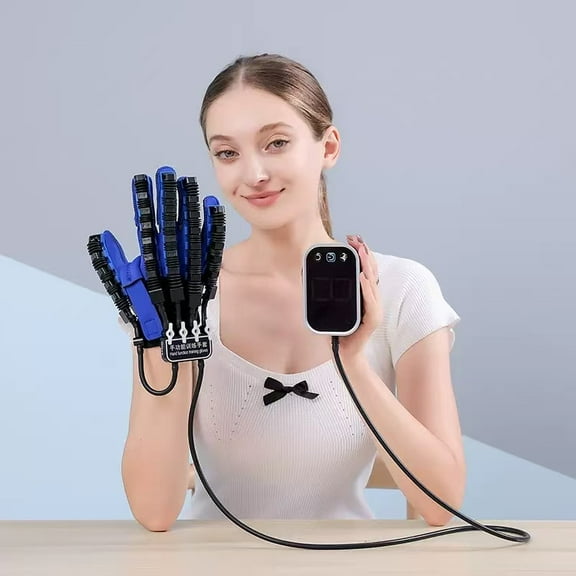 Hand Finger Rehabilitation Trainer, Five-Finger Multi-Function Exercise, Flexion and Extension, Stroke Glove, Left Hand ModelSuitable for hand
