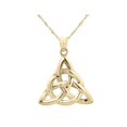 thumbnail image 1 of 14K Yellow Gold Polished Trinity Pendant Necklace with Chain, 1 of 4