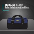 thumbnail image 4 of Large Capacity Tool Bag Handbag Waterproof Oxford cloth Electrician Bag, 4 of 8
