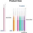 thumbnail image 2 of 120 Pcs Interdental Brush + 25 Pcs Lip Wands Applicators Disposable, Braces Brush for Cleaner Interdental Brush Toothpick Dental Flossing Oral Dental Hygiene Flosser Tooth Cleaning Tools, Multicolor, 2 of 14