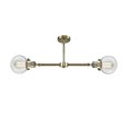 thumbnail image 3 of Innovations Lighting 209-6 Beacon Beacon 2 Light 23" Wide Linear Chandelier - Antique, 3 of 5