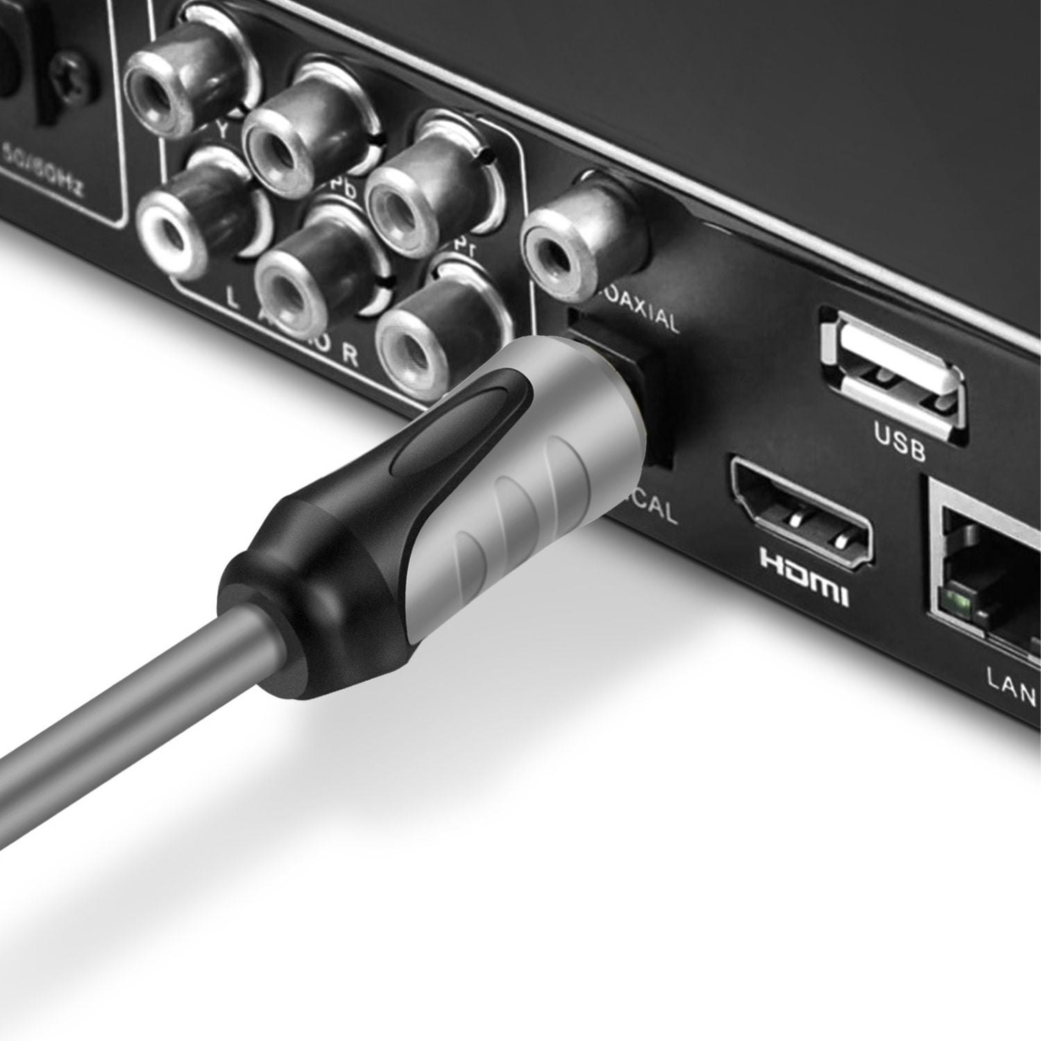 KabelDirekt 25 ft Mini Optical Digital Audio Cable PRO Series SK6185 DS752  B1