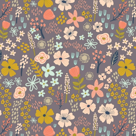 Mimi Flowers Floral Garden Premium Roll Gift Wrap Wrapping Paper