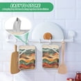 thumbnail image 4 of Yayeee Pot Holders Kitchen Heat Resistant with Pockets 7"x9.8" Cotton Oven Cooking Hot Pads, Abstract Wavy Landscape, 4 of 7