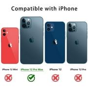 [3-Pack] For Rear Camera Lens of iPhone 12 Pro Max Tempered Glass Screen Protector, 9H, Anti-Scratch, Anti-Bubble, Anti-Fingerprint By NoCaze {Compatible for iPhone 12 Pro Max}