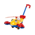 thumbnail image 1 of Carrito de actividades de aprendizaje preescolar, carrito de bebé para caminar, avión, langosta, juguetes de aprendizaje, para niños, niñas y niños , amarillo, 1 of 8