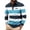 #128-Navy, variant on Ceisia Men's Outdoor-Style Striped Collared Long-Sleeve Polo Shirt | Slim Spring Casual Top Gift