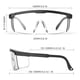 thumbnail image 5 of PAQUETE DE 5 anteojos de seguridad anteojos sobre anteojos protección anteojos protección para anteojos protectores oculares transparentes antivaho antiarañazos con patillas ajustables, 5 of 5