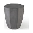 thumbnail image 2 of Babaloo Concrete Stone Octagonal End Table in Gray, 2 of 4