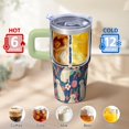 thumbnail image 6 of 20OZ Dog Print Outdoor Tumbler with Handle Straw and Lid Insulated Coffee Mug for Women Friends Perfect Holiday Birthday Gifts Suitable for Hot and Cold Beverages, 6 of 6