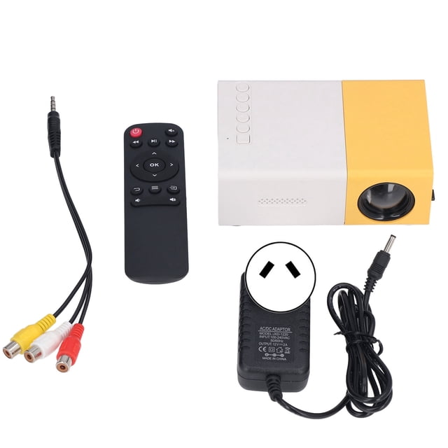 Mini proyector portátil para cine en casa al aire libre, pantalla grande de 24 a 60 pulgadas, resolución de 1920x1080, enchufe AU