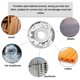 thumbnail image 4 of Disco abrasivo Irfora Disco de talla de madera de alta dureza multifuncional 12 dientes 16 mm Agujero de 65 mm Diámetro de madera que forma la amoladora angular Herramienta de carpintería Irfora Disco abrasivo, 4 of 6